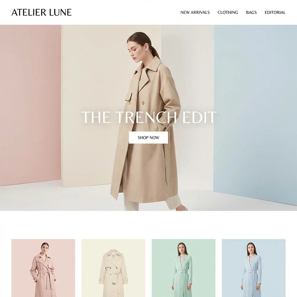 Women's Apparel Store Website