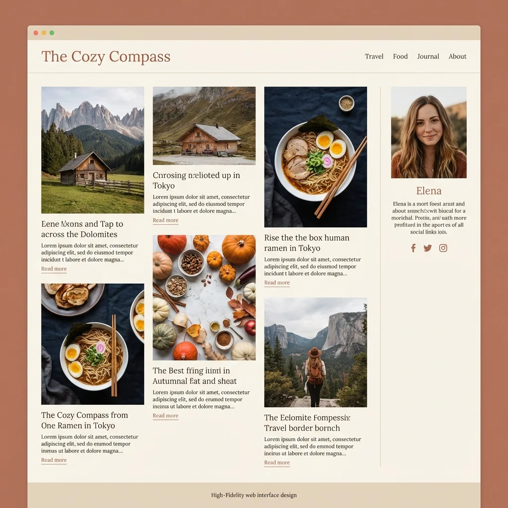 Lifestyle Blog Website