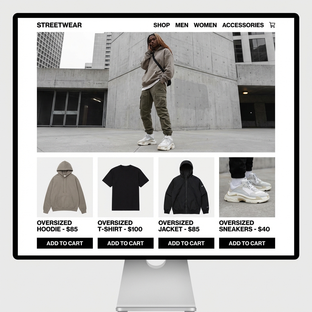 Streetwear Store Website