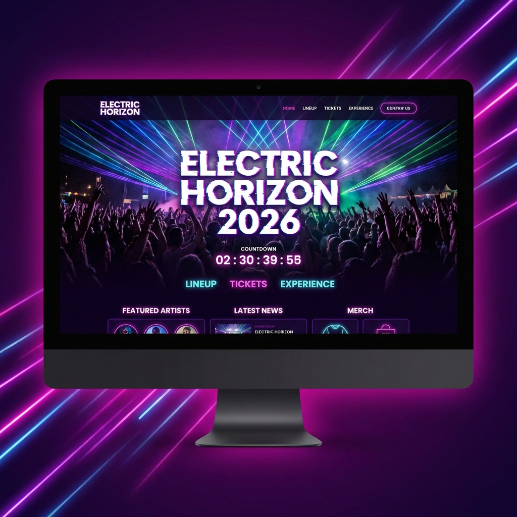 Music Festival Website